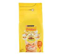 Purina Friskies Adult Croquettes pour Chat avec Poulet Dinde et légumes, 2 kg