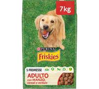 Purina Friskies Croquettes Chiens Adultes avec Boeuf, Céréales et Légumes, 7 kg