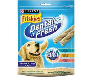 Purina - Friskies Dental Fresh - Aliment Frais pour Chiens Moyens et Grands