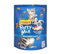 Purina Friskies Made in USA Facilities Cat Treats, Party Mix Beachside Crunch - 20 oz. Pouch