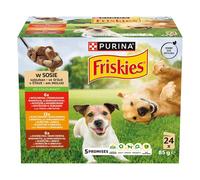 PURINA Friskies Nourriture pour chiens adultes en sauce 24 x 85 g
