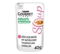 Purina Gourmet - Crystal - Lot de 32 soupes pour Chat - Naturel - Différentes variétés (32 x 40 g)