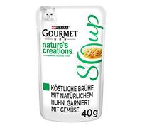 Purina Gourmet - Crystal - Lot de 32 soupes pour Chat - Naturel - Différentes variétés (32 x 40 g)