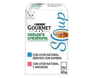 Purina Gourmet Crystal Soup Pack de 10 x [4x40 g] - Total 1600 gr
