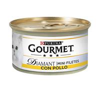 Purina Gourmet Diamant Pâtée pour Chat Lamelles de Viande grillée - Lot de 24 Pots de 85 g - Total : 2,04 kg