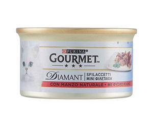 Purina Gourmet Diamant scatoletta sfilaccetti di manzo gr.85