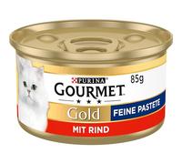 Gourmet PURINA Gold 12 Paquets de 185 g boîtes de pâtée pour Chats - Nourriture Humide pour Chats - Différentes variétés