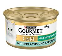 PURINA Gourmet Gold 12 Paquets de 185 g boîtes de pâtée pour Chats - Nourriture Humide pour Chats - Différentes variétés