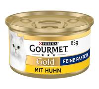 PURINA GOURMET Gold 12 Paquets de 185 g boîtes de pâtée pour Chats - Nourriture Humide pour Chats - Différentes variétés