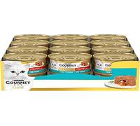 Purina Gourmet Gold Coeur Doux Humide Chat avec Thon - 24 boîtes de 85 g chacune - Lot de 24 x 85