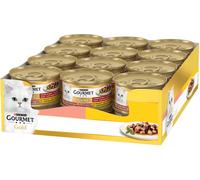 Purina Gourmet Gold Conserves pour chat saveur saumon et poulet - 85 g x 24 boîtes