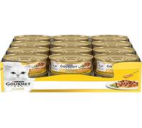 Purina Gourmet Gold Delizie en Sauce Nourriture Humide pour Chats avec Poulet, 24 boîtes de 85 g