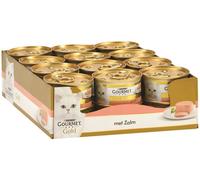 Gourmet Gold Aliment Chat Mousse au Saumon 24x85g