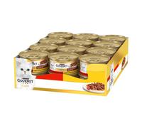 Purina Gourmet Gold Pâtée pour chat saveur bœuf et poulet, 85 g x 24 boîtes