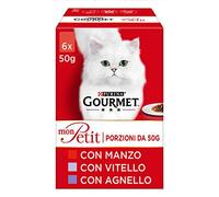 Purina Gourmet Mon Petit Humido Chat avec Boeuf, Veau et Agneau 48 Enveloppes de 50 g