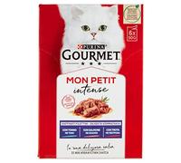 Purina Gourmet Mon Petit Humido Chat Thon, Saumon et Truite 6 enveloppes de 50 g
