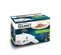 Purina Gourmet Perleles Filettines avec des Légumes, Sachets Fraîcheur, pour Chat Adulte, 12 x 85g