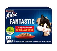 Purina Nourriture pour Chat, Poulet, bœuf, Agneau, Lapin, 24 x 85 g