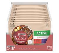 Purina One Active Humido Chien Boeuf et Canard en Sauce Multipack 48 enveloppes de 85 g