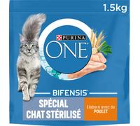 Purina One Bifensis Aliment pour chat adulte au saumon 1,5 kg
