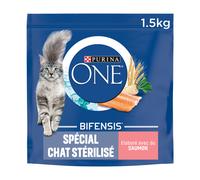 Purina ONE BIFENSIS Alimentation sèche complète pour chat adulte, recette au poulet, sachet de 1,5 kg