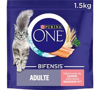 Purina ONE BIFENSIS Chat adulte – Saumon – Lot 6 x 1,5 kg