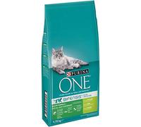 Purina One Formule Intérieure Dinde Blé Aliment pour Chat Adulte 9,75 kg