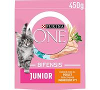 Purina One Bifensis Junior Croquettes Chats, 1-12 Mois, Poulet et céréales, 800g