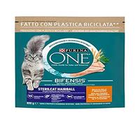 Purina One Bifensis Sterilcat Hairball Croquettes Chats Stérilisés Poulet et Céréales 800g