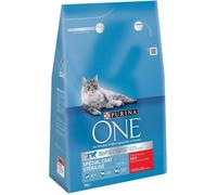 PURINA ONE Croquettes au bœuf et au blé - Pour chat adulte stérilisé - 3 kg