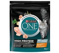 Purina ONE High Protein 900 g - Aliment pour chats adultes, riche en poulet