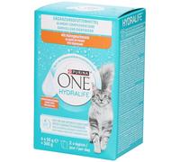 Purina ONE HydraLife Adulte Poulet Aliment 6x50 g