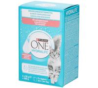 Purina ONE HydraLife Adulte Saumon Aliment 6x50 g
