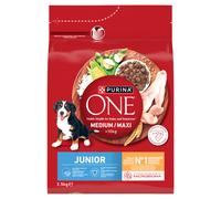 ONE Medium Maxi Junior - Croquettes au poulet avec du riz - Pour chiot - 2,5 kg