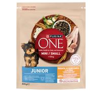 Purina One Junior Mini/Small : aliments pour chiots riches en poulet et en riz, 800 g