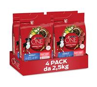 Purina One Medium/Maxi > 10 kg Croquettes pour Chien, 4 Sacs de 2,5 kg chacun