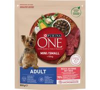 Purina One Mini/Small Adult Dog Food with Beef and Rice 800 g