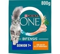 PURINA ONE Senior avec Poulet Nourriture pour Chat 800g (4 Sac; 3,2kg)
