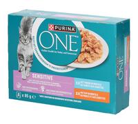 Purina ONE Sensitive Adulte Poulet, Thon & Carottes Aliment 85 g