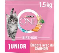 PURINA ONE SPÉCIAL Chat Junior Croquettes Saumon 1,5kg