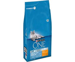 Purina One Spécial Chat Stérilisé Au Poulet Et Au Blé Croquettes pour Chat Adulte, 6kg