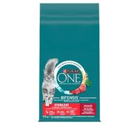 PURINA ONE Sterilcat Riche en bœuf & blé, croquettes pour chat stérilisé 9,75 kg