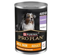PURINA Pro Plan Chien Adulte | Aliment Complet Humide en gelée pour Chiens Adultes | Aide à Maintenir Un Poil Brillant et Une Peau Saine | INGRÉDIENT N° 1 : Dinde
