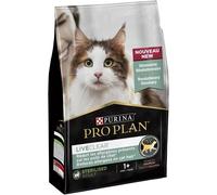 Purina pro plan croquettes chats liveclear sterilised riche en Saumon 2.8kg
