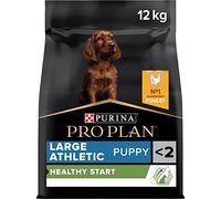 PURINA PRO PLAN | Healthy Start | Croquettes pour Chiot Athlétique de grande taille | Soutient une Croissance Saine et le Développement des Articulations | Riche en Poulet et Colostrum | Sac | 12kg