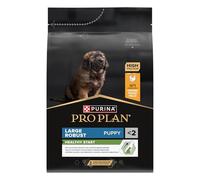 PURINA PRO PLAN | Healthy Start | Croquettes pour Chiot de grande taille de morphotype Robuste | Renforce les défenses naturelles du chiot | Riche en Poulet | Sac | Lot de 4 x 3kg