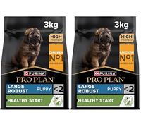 PURINA PRO PLAN | Healthy Start | Croquettes pour Chiot de Grande Taille de morphotype Robuste | Renforce Les défenses Naturelles du Chiot | Riche en Poulet | Sac | Lot de 8 x 3kg