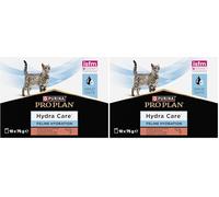 PURINA PRO PLAN - HYDRACARE - Chat - Aliment Complémentaire pour Aider Les Chats Adultes à Rester Hydratés- Au Saumon - Sachets- 10x75g (Lot de 2)