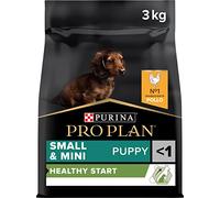 Purina Pro Plan Lot de 4 Petits Chiots et Mini avec OPTISTART Poulet 3 kg