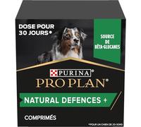 Purina Aliment complémentaire chien adulte Natural Defences+ – Soutient immunité – Comprimés 67 g